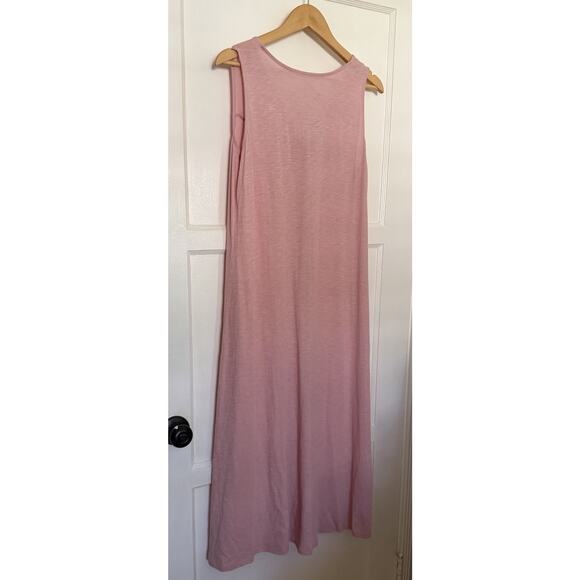 Eileen Fisher Sleepwear Garnet Hill Organic Pima Cotton Robe Nightgown Set READ - Picture 5 of 11